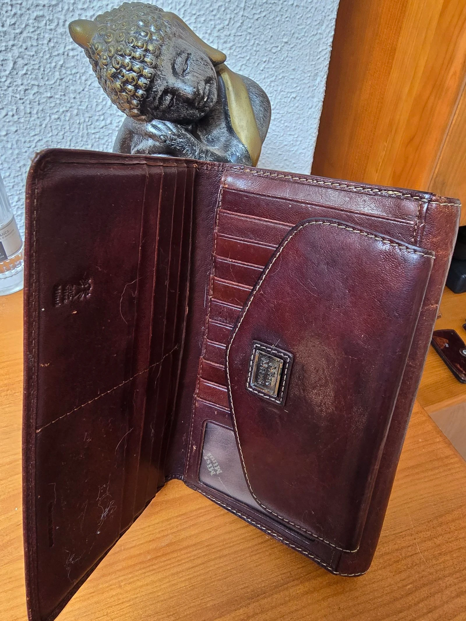 Cartera de piel Missmimi marrón – photo 2